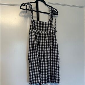 Old Navy Black and White Plaid dress